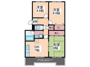 カサビアンカ海老園の物件間取画像